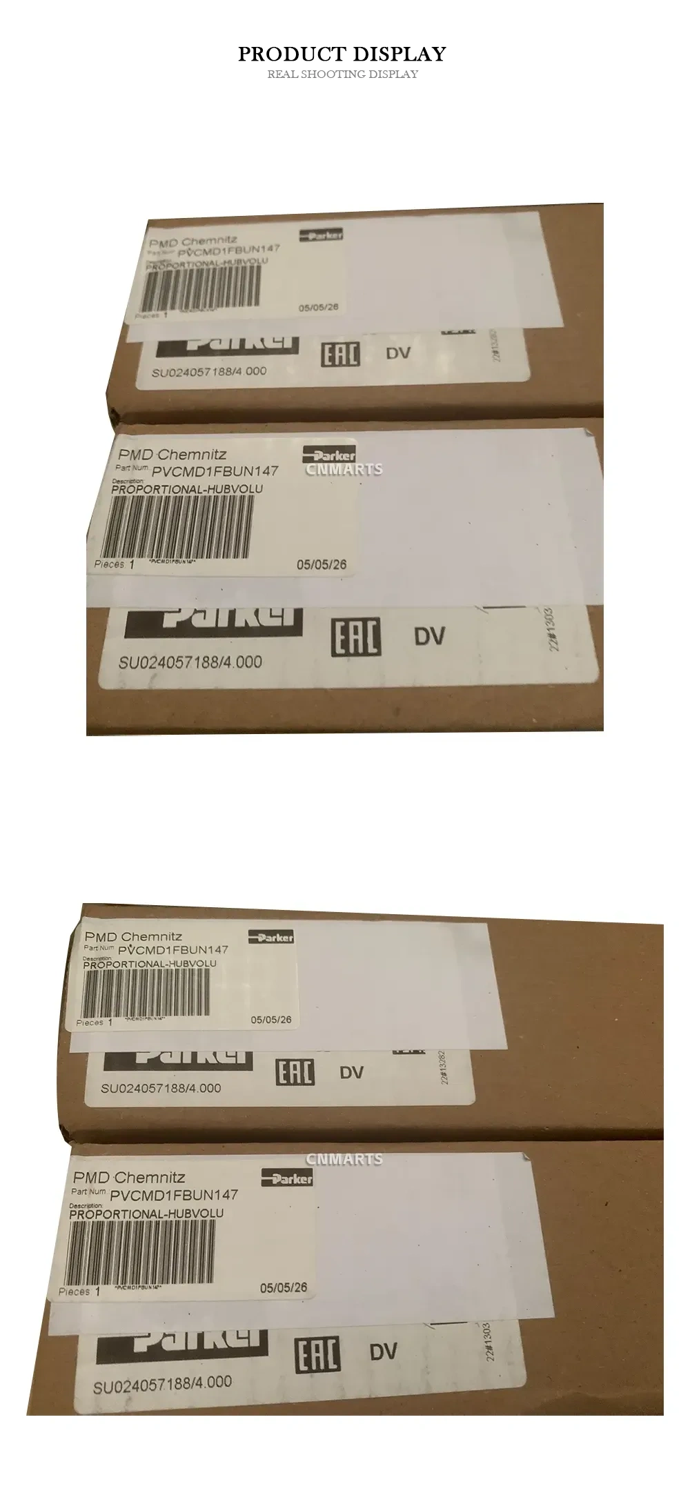 Parker PVCMD1FBUN147 Proportional Valve Description