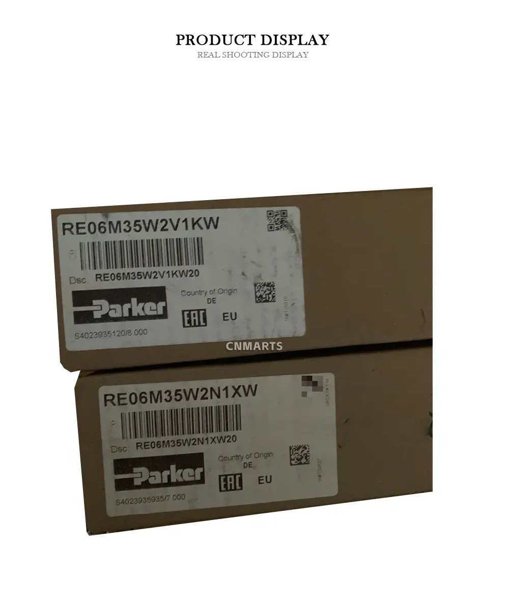 Parker RE06M35W2V1KW Proportional Pressure Relief Valve Description