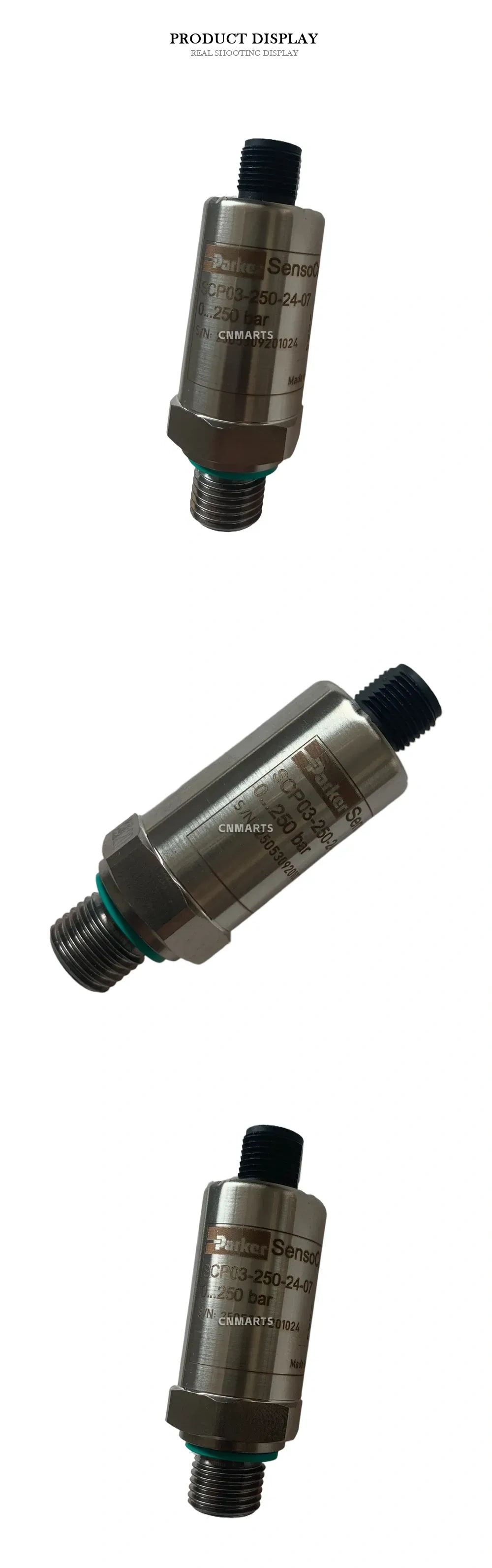 Parker SCP03-250-24-07 Pressure Transmitter Description