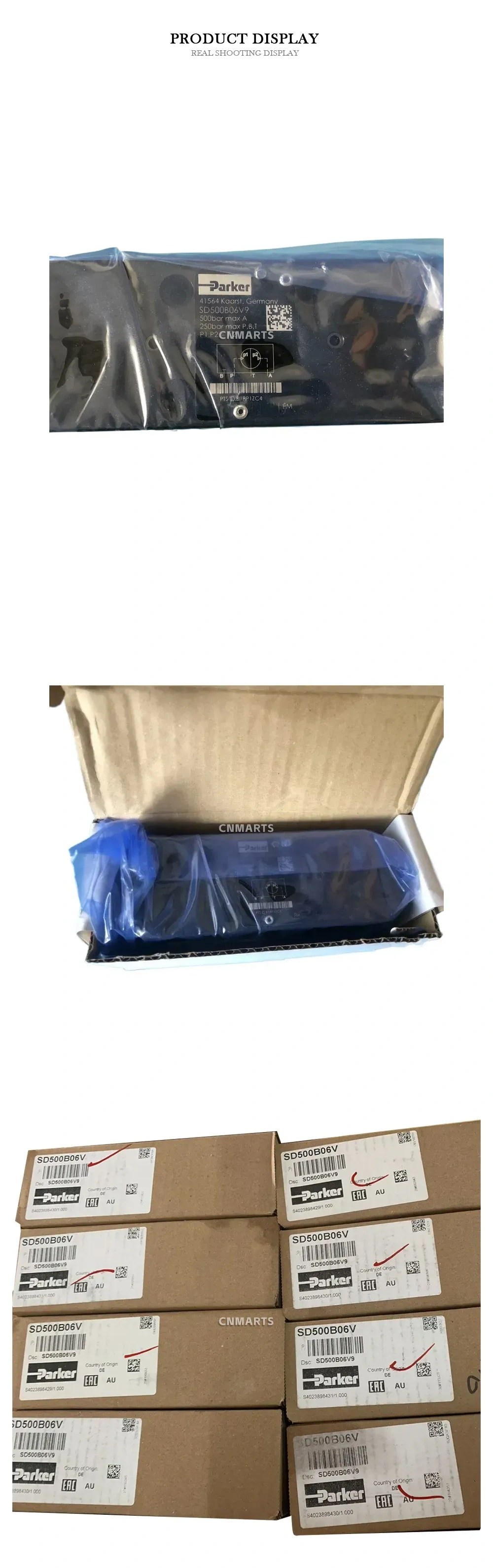 Parker SD500B06V9 Directional Control Valve Description