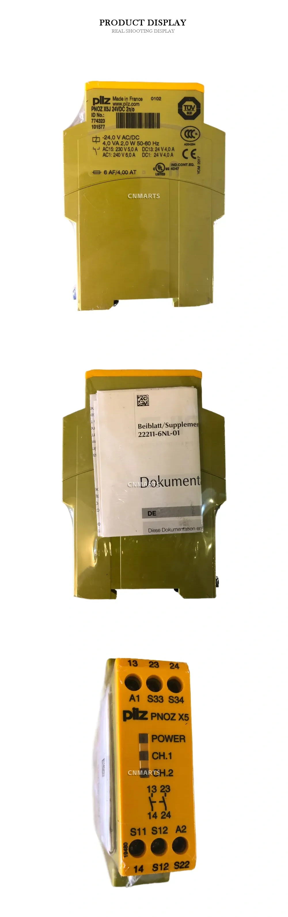 Pilz PNOZ X5J 24VDC 2n/o Safety Relay Description