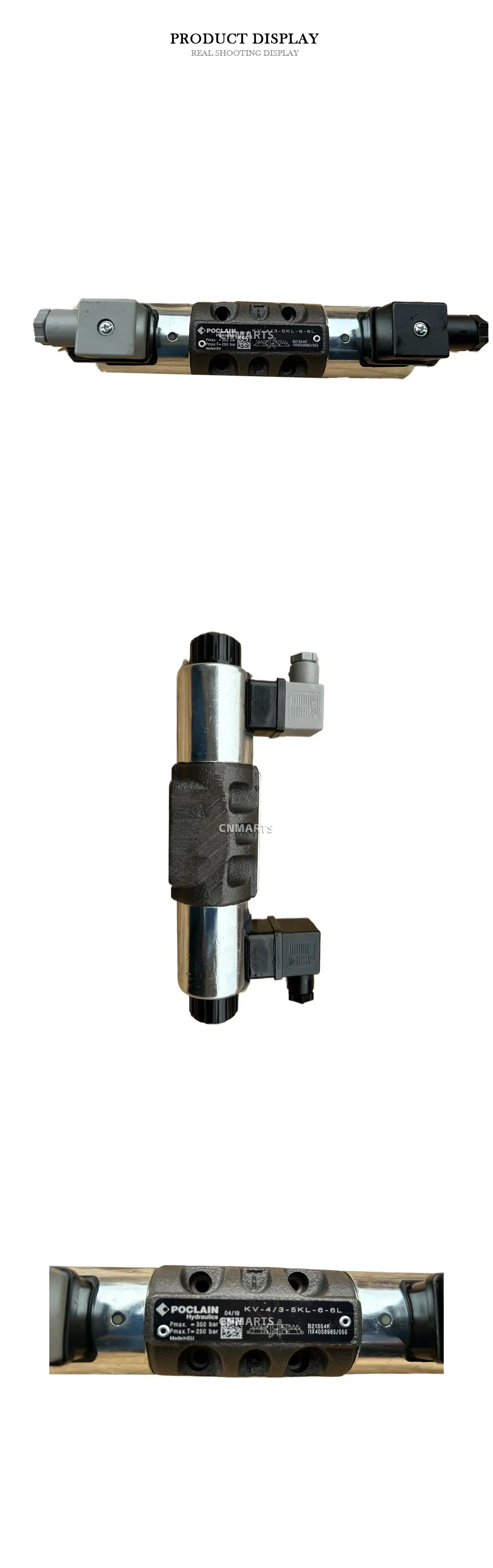 Poclain KV-4/3-5KL-6-6L Hydraulic Directional Control Valve Description