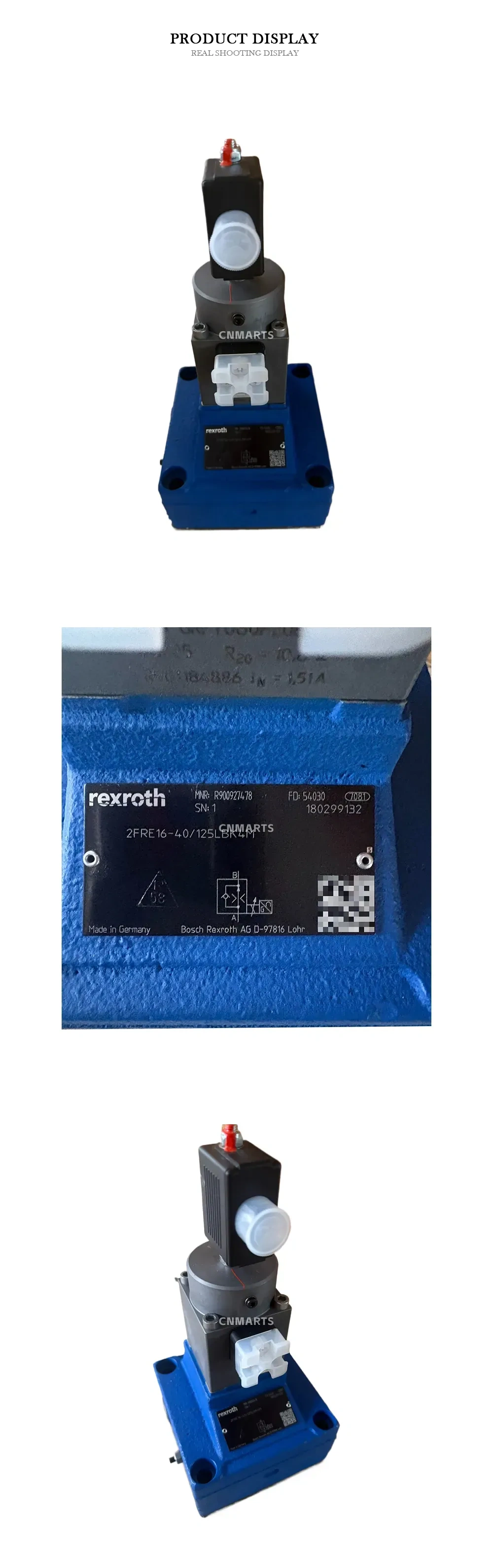 Rexroth 2FRE 16-40/125LBK4M Proportional Flow Control Valve Description
