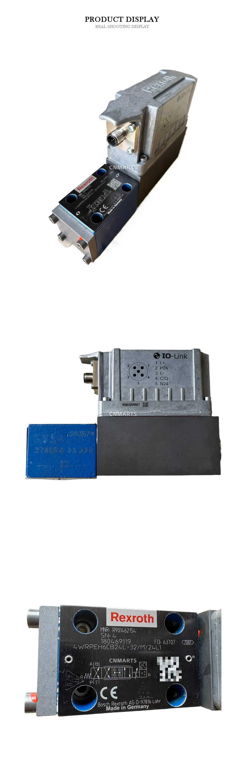 Rexroth 4 WRPEH6CB24L-32/M/24L1 Proportional Directional Control Valve Description