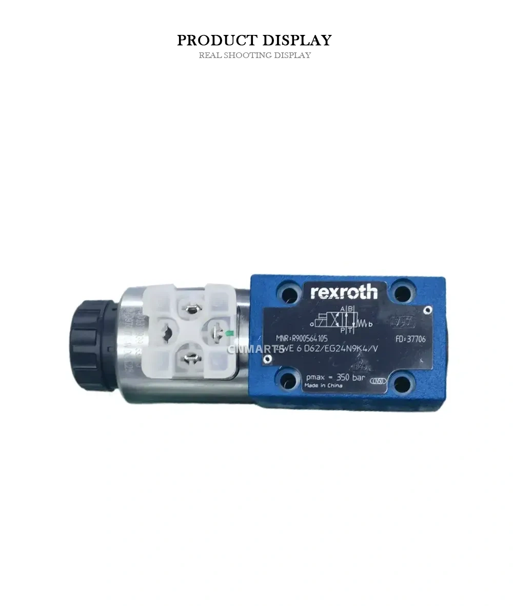 Rexroth 4WE 6 D62/EG24N9K4/V Hydraulic Directional Control Valve Description