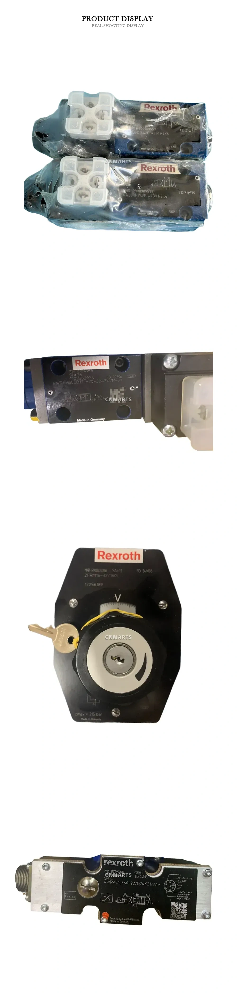 Rexroth 4WE6-D 6X/E W230 N9K4 Hydraulic Directional Control Valve Description