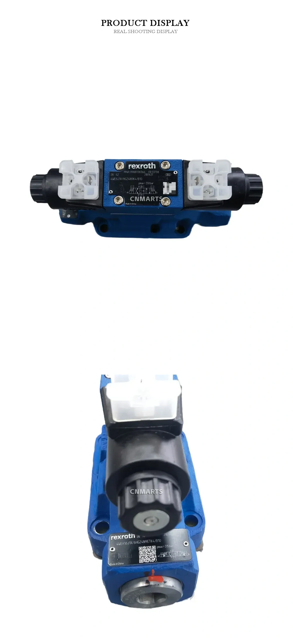 Rexroth 4WE6J1X/HG24N9K4/B10 Hydraulic Directional Control Valve Description