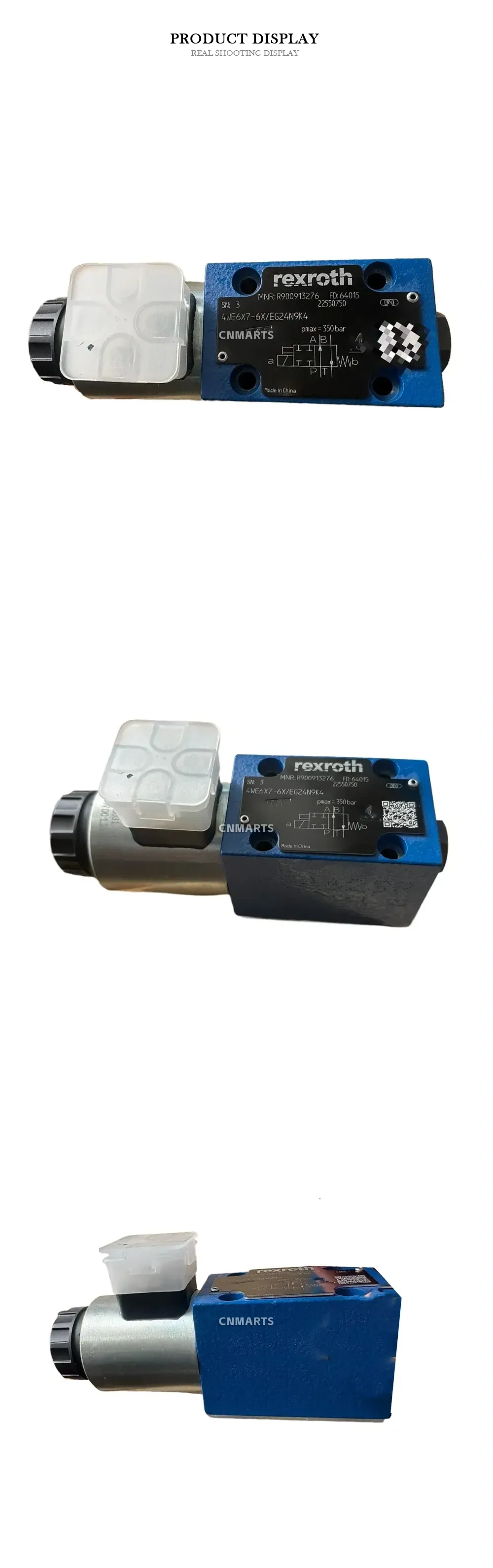Rexroth 4WE6X7-6X/EG24N9K4 Solenoid Operated Directional Control Valve Description