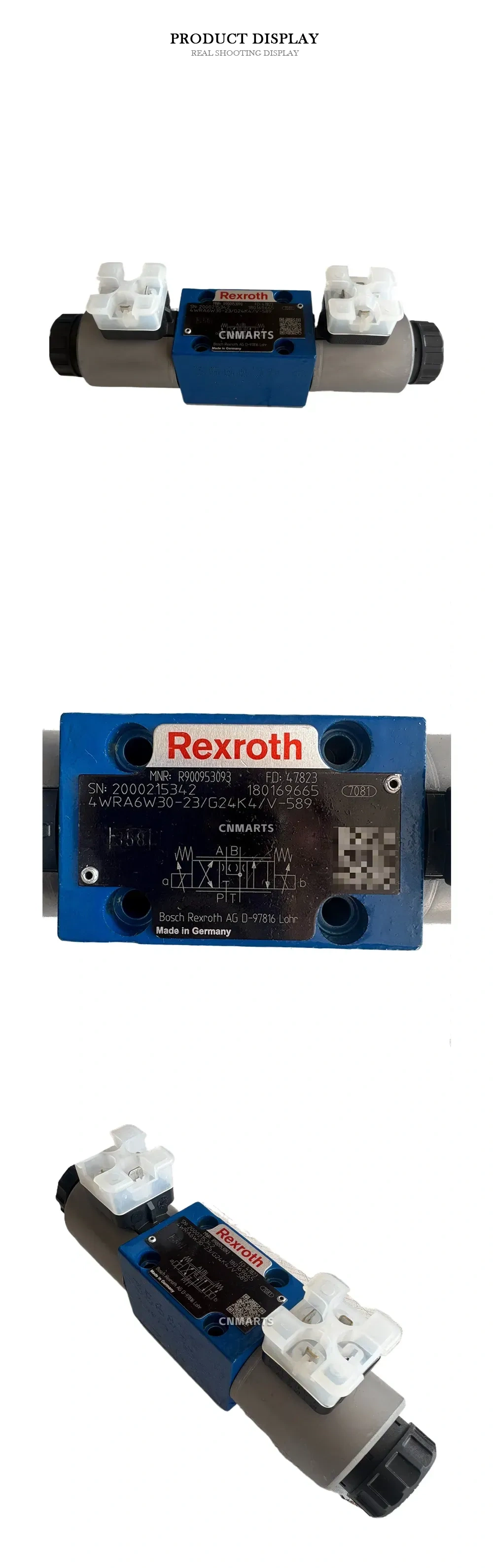 Rexroth 4WRA6W30-23/G24K4/V-589 Proportional Directional Control Valve Description