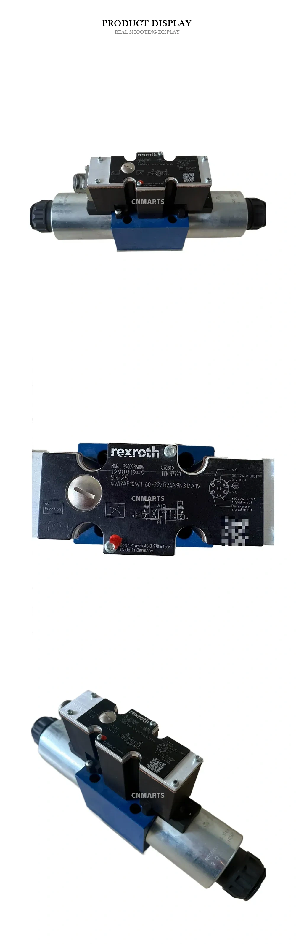 Rexroth 4WRAE10W1-60-22/G24N9K31/A1V Proportional Directional Valve Description