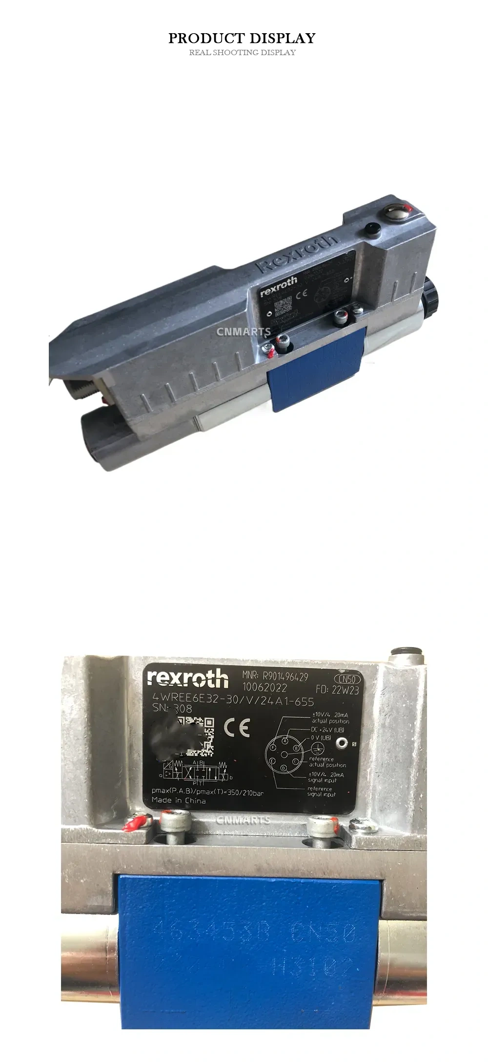 Rexroth 4WREE6E32-30/V/24A1-655 Proportional Directional Control Valve Description