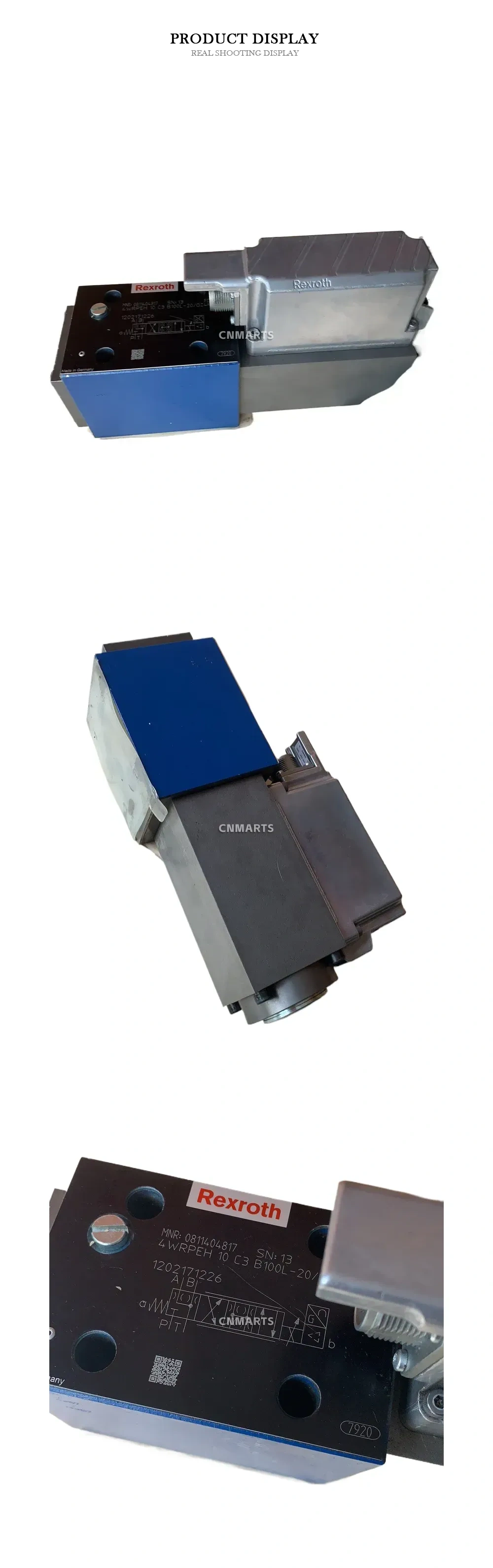 Rexroth 4WRPEH 10 C3 B100L-20/ Proportional Directional Control Valve Description