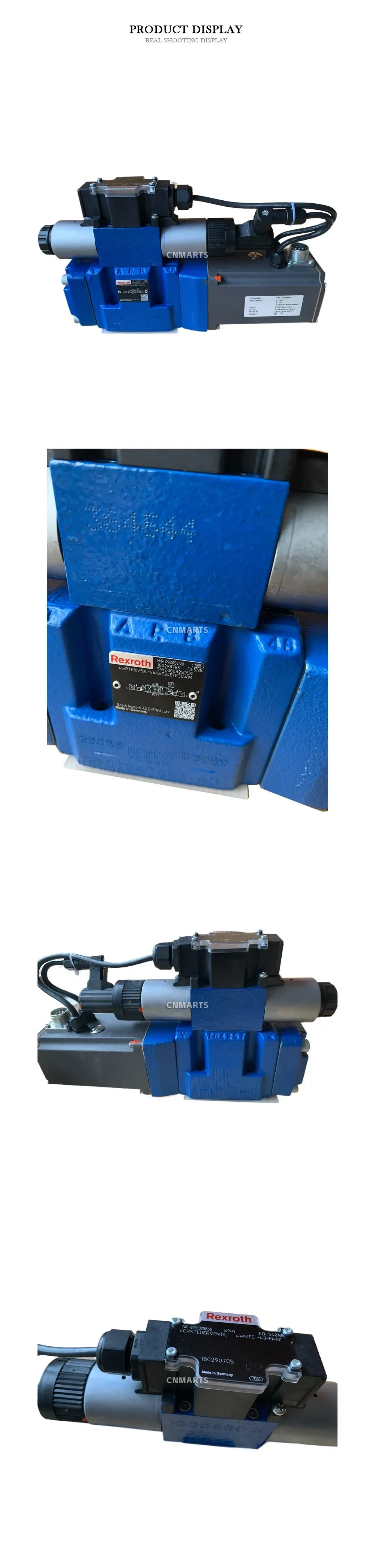 Rexroth 4WRTE10V50L-46/6EG24ETK31/A1M Electro-hydraulic Proportional Directional Control Valve Description