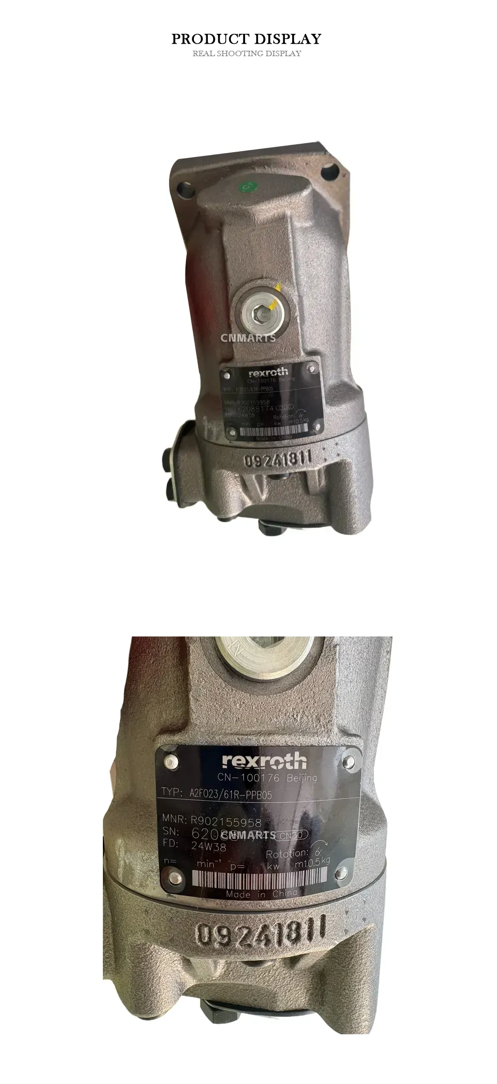 Rexroth A2FO23/61R-PPB05 Hydraulic Axial Piston Motor Description