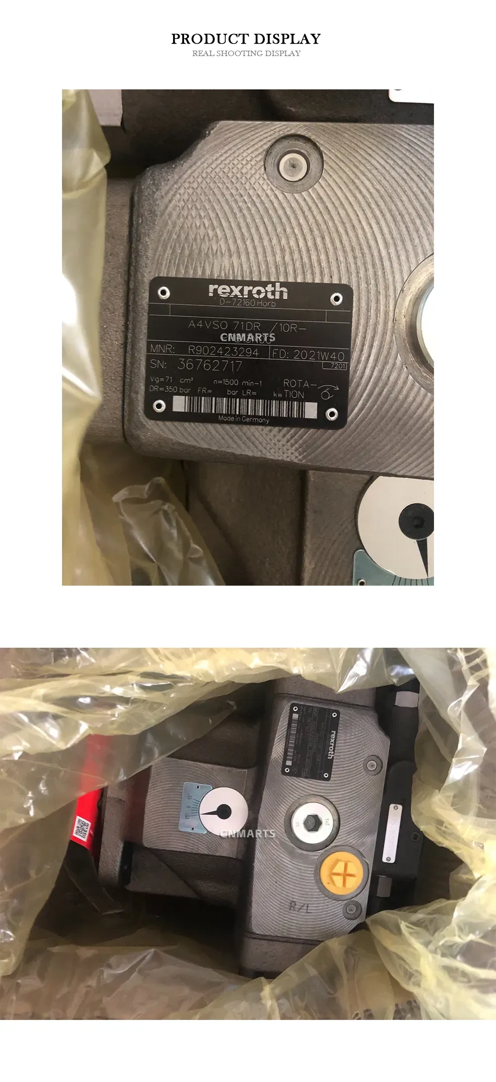 Rexroth A4VSO 71DR / 10R - PPB13N00 Axial Piston Variable Pump Description
