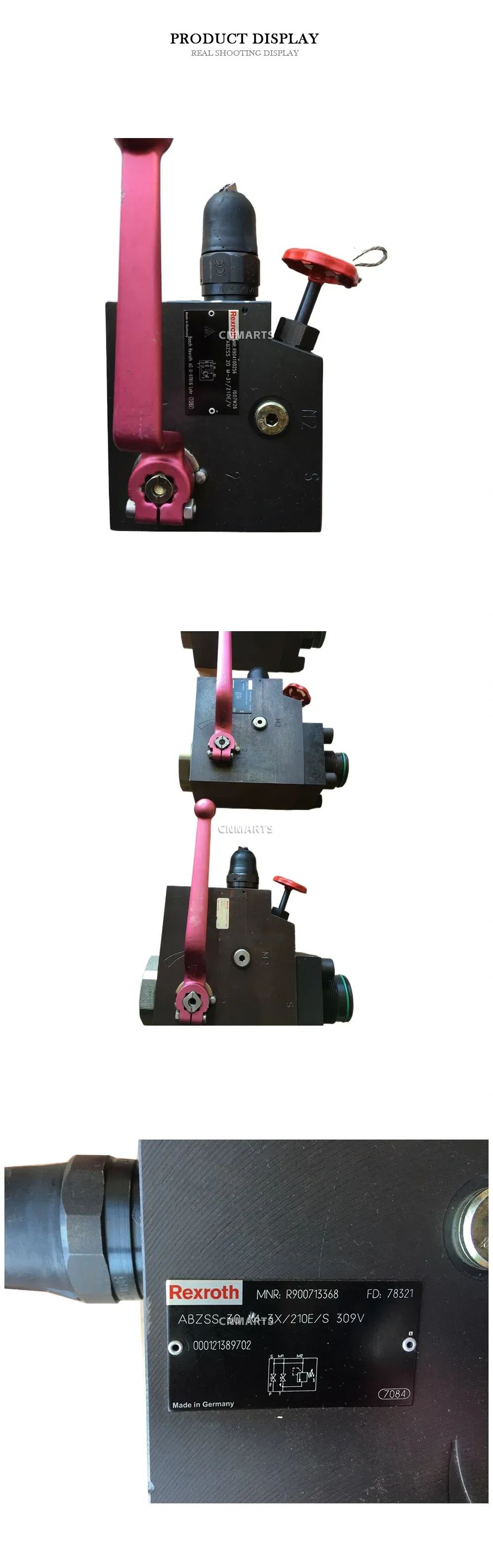 Rexroth ABZSS 20 M-3X/210E/V, ABZSS 30 M-3X/210E/S 309V Hydraulic Safety Valve Block Description