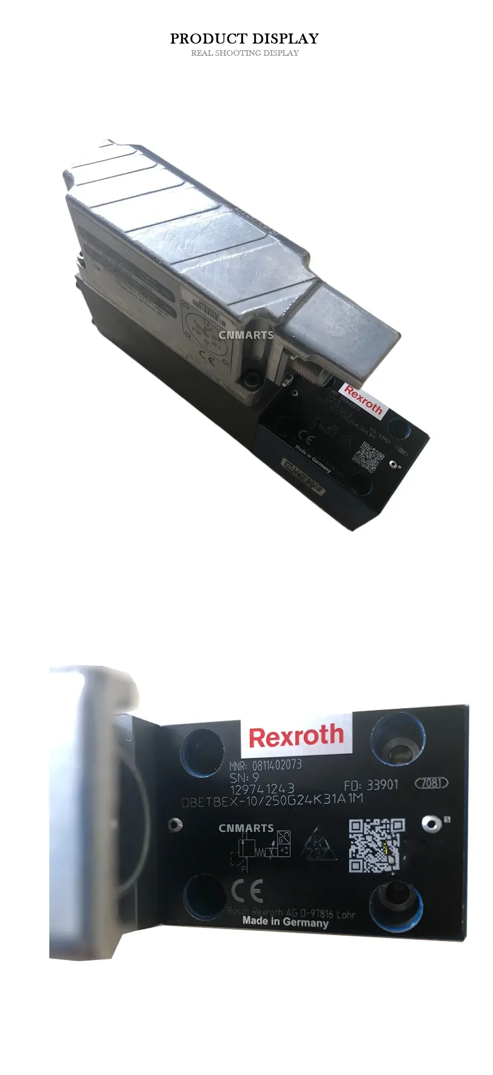 Rexroth DBETBEX-10/250G24K31A1M Proportional Pressure Relief Valve Description