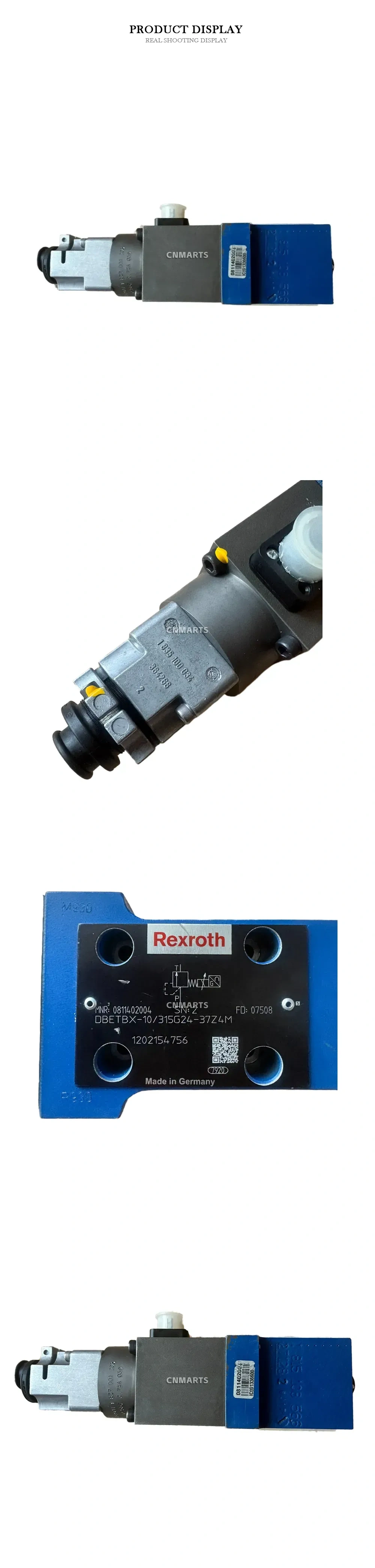 Rexroth DBETBX-10/315G24-37Z4M Proportional Pressure Relief Valve Description