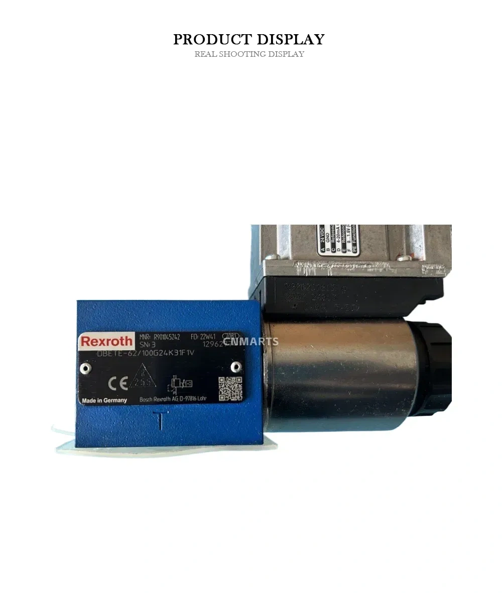 Rexroth DBETE-62/100G24K31F1V, 4WRPEH6CB40L-31/M/24F1 Proportional Hydraulic Valves Description