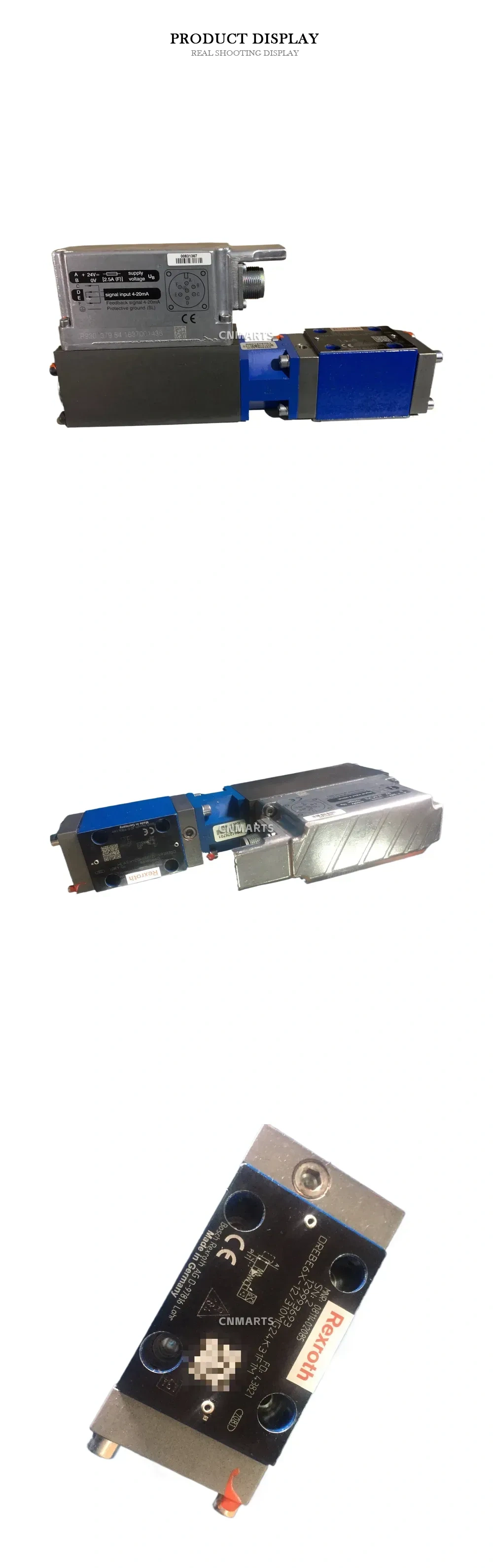 Rexroth DREBE6X-12/310MG24K31F1M Proportional Pressure Reducing Valve with Integrated Electronics Description