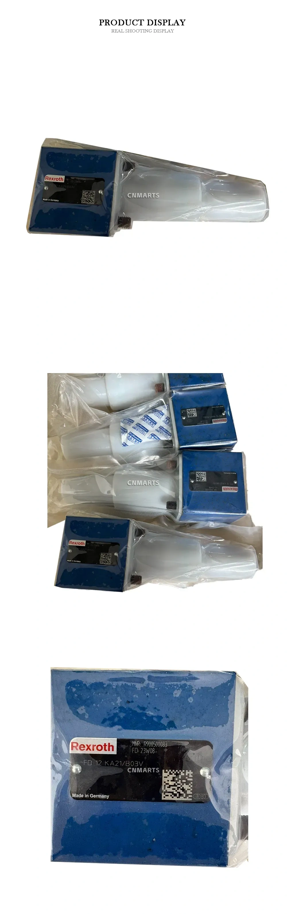 Rexroth FD 12 KA21/B03V Hydraulic Cartridge Valve Description