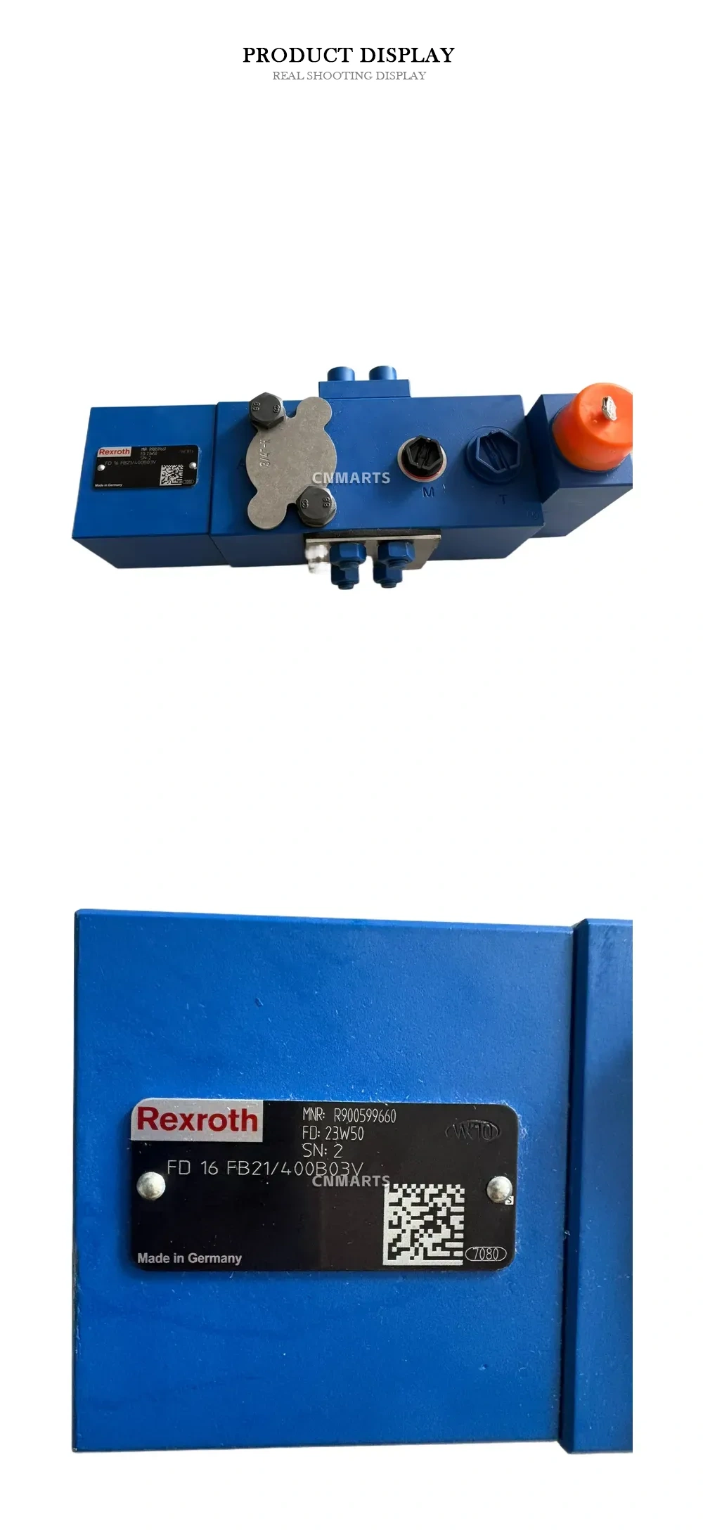 Rexroth FD 16 FB21/400B03V Hydraulic Pilot Operated Check Valve Description