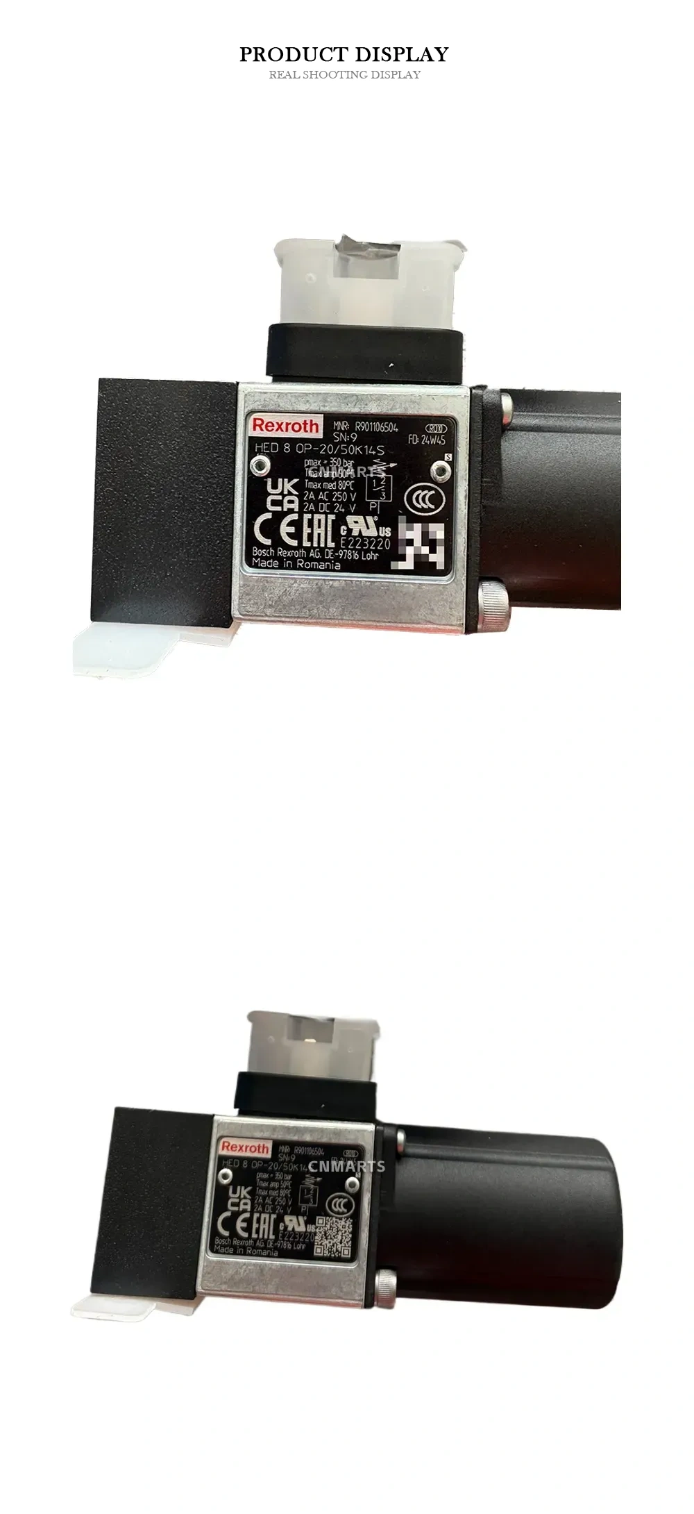 Rexroth HED 8 OP-20/50K14S Hydraulic Pressure Switch Description