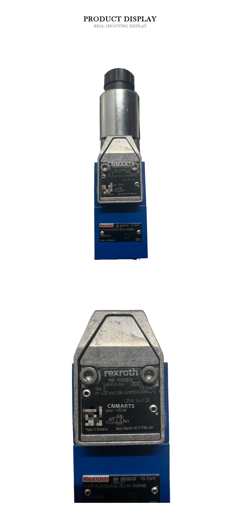 Rexroth M-4SEW6Y38/420MG24N9K4/V Solenoid Directional Control Valve Description