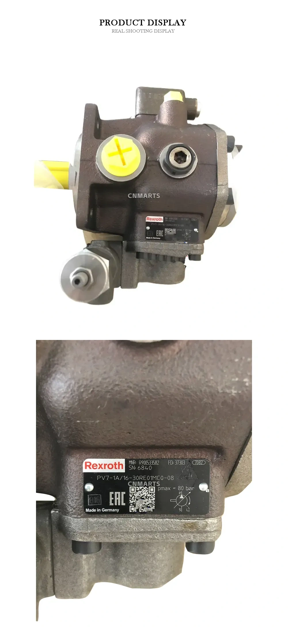 Rexroth PV7-1A/16-30RE01MC0-08 Hydraulic Vane Pump Description