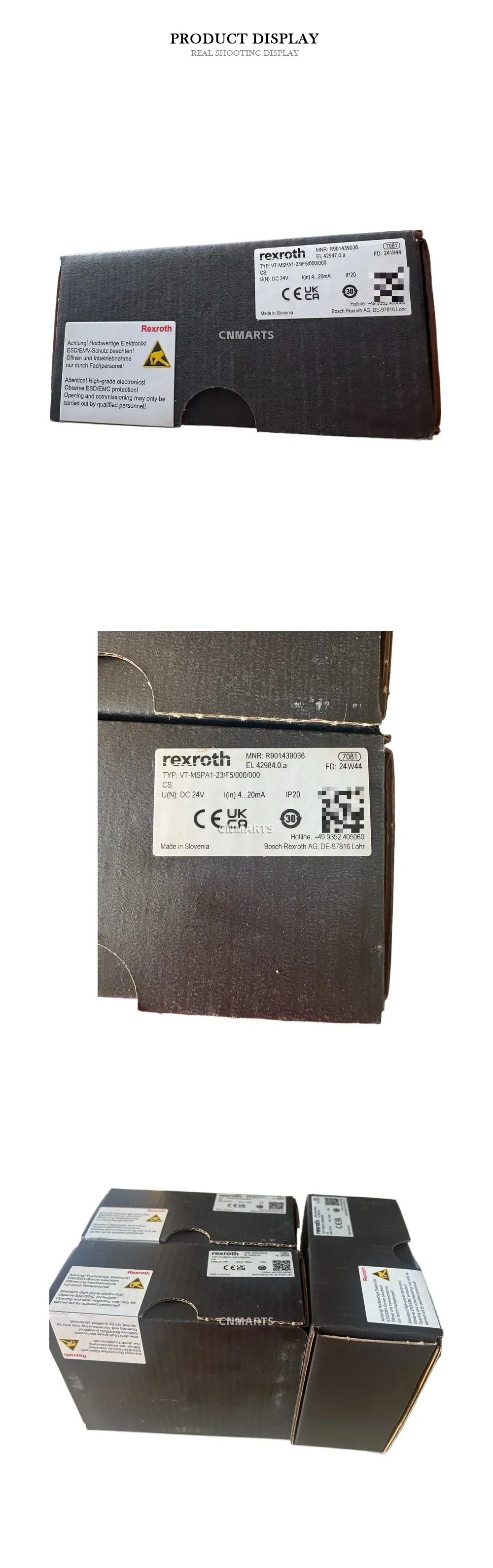 Rexroth VT-MSPA1-23/F5/000/000 Electronic Amplifier Card Description