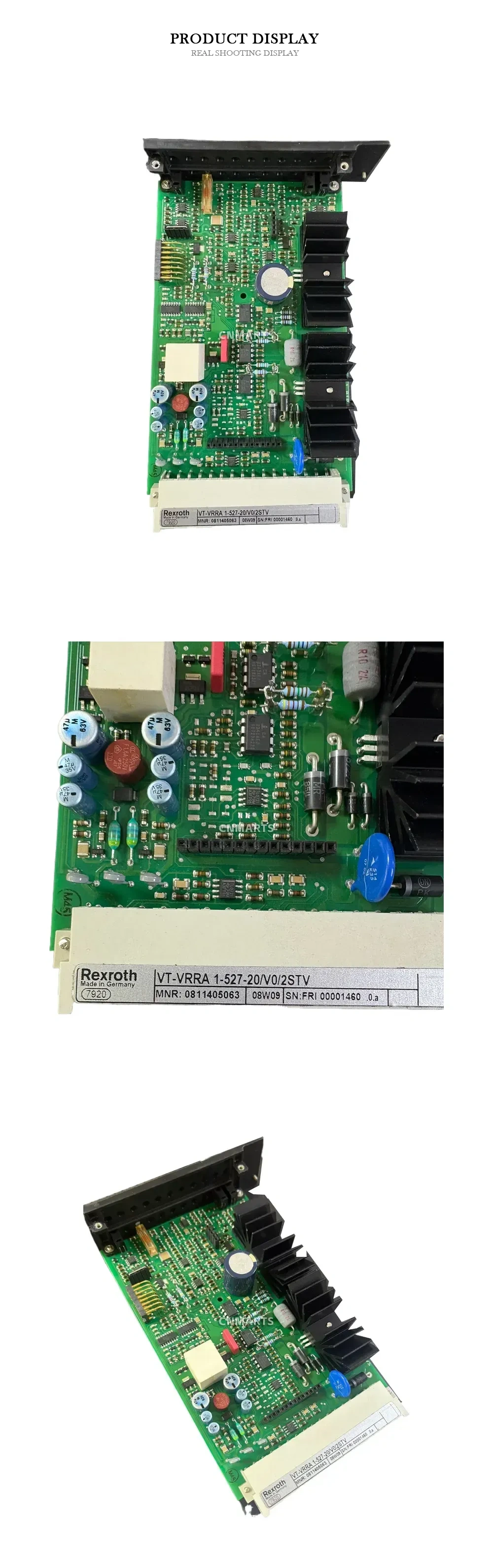 Rexroth VT-VRRA 1-527-20/V0/2STV Amplifier Card Description
