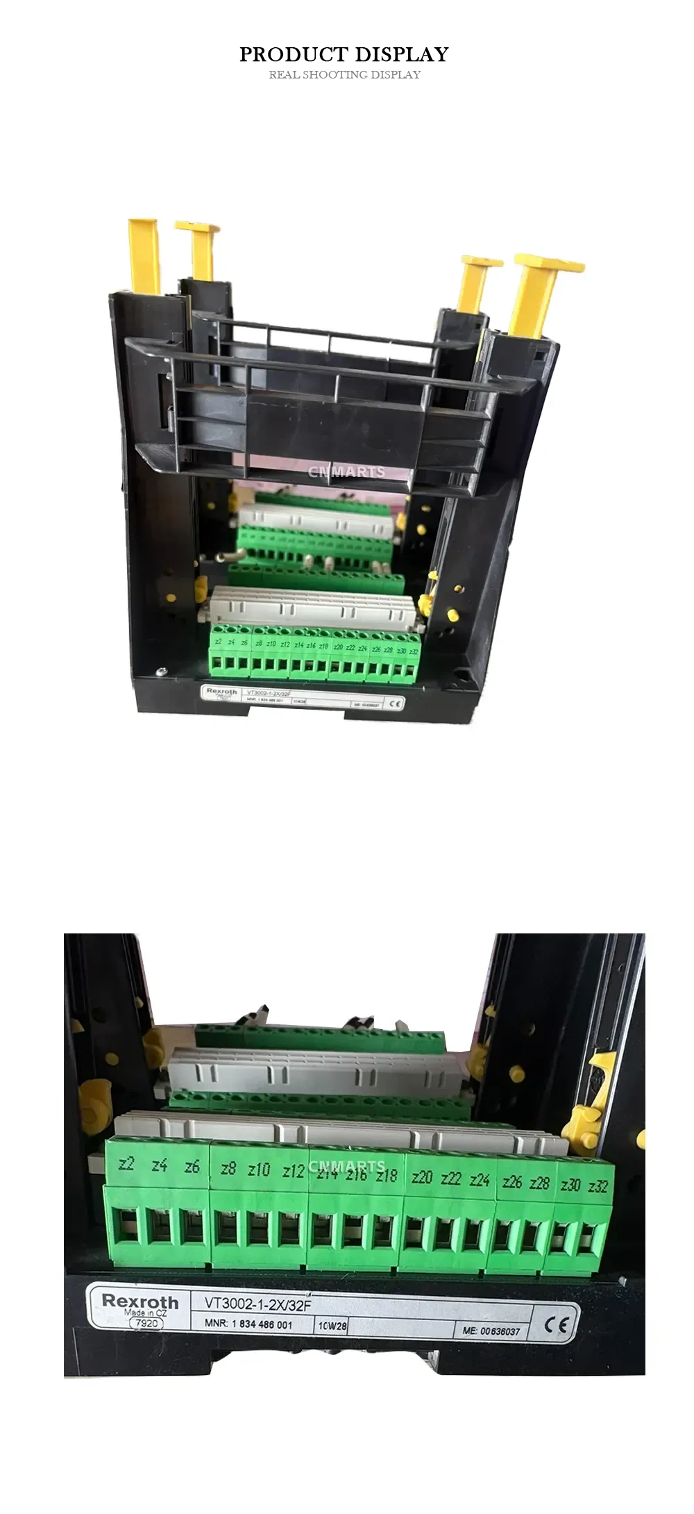 Rexroth VT3002-1-2X/ Electronic Amplifier Housing with Terminal Blocks Description