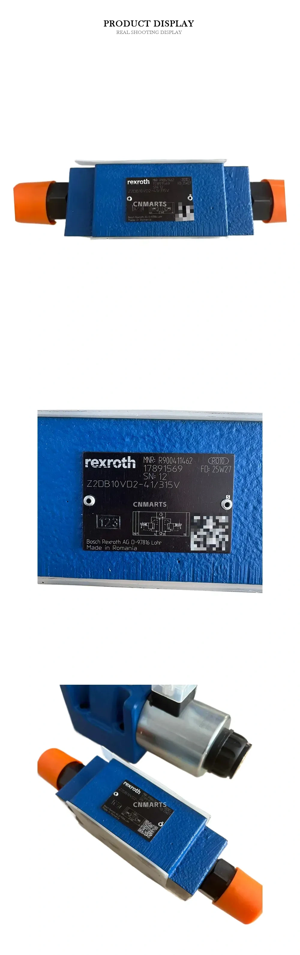 Rexroth Z2DB10VD2-41/315V Pilot-operated Pressure Reducing Valve Description