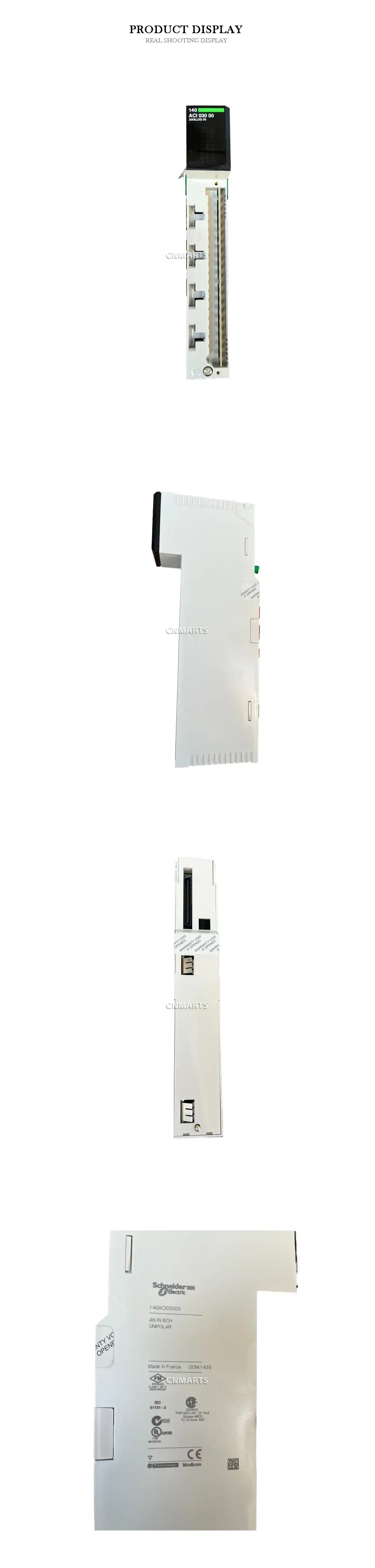 Schneider Electric 140ACI03000 Analog Input Module Description