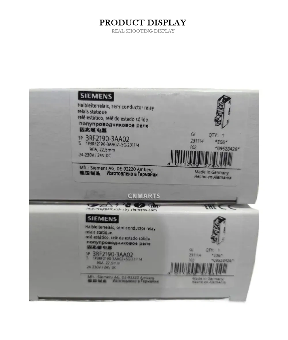 Siemens 3RF2190-3AA02 Semiconductor Relay Description