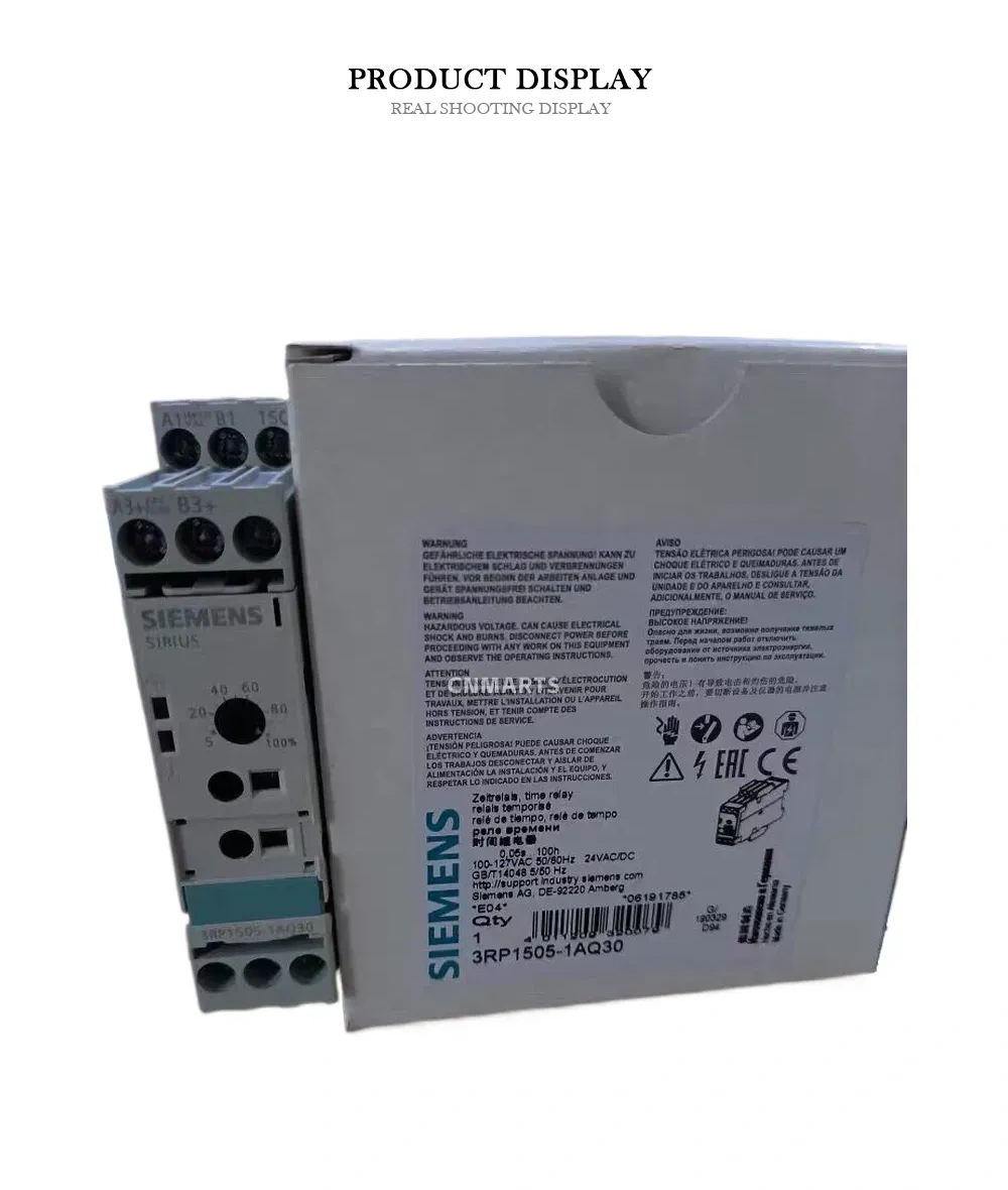 Siemens 3RP1505-1AQ30 Time Relay Description