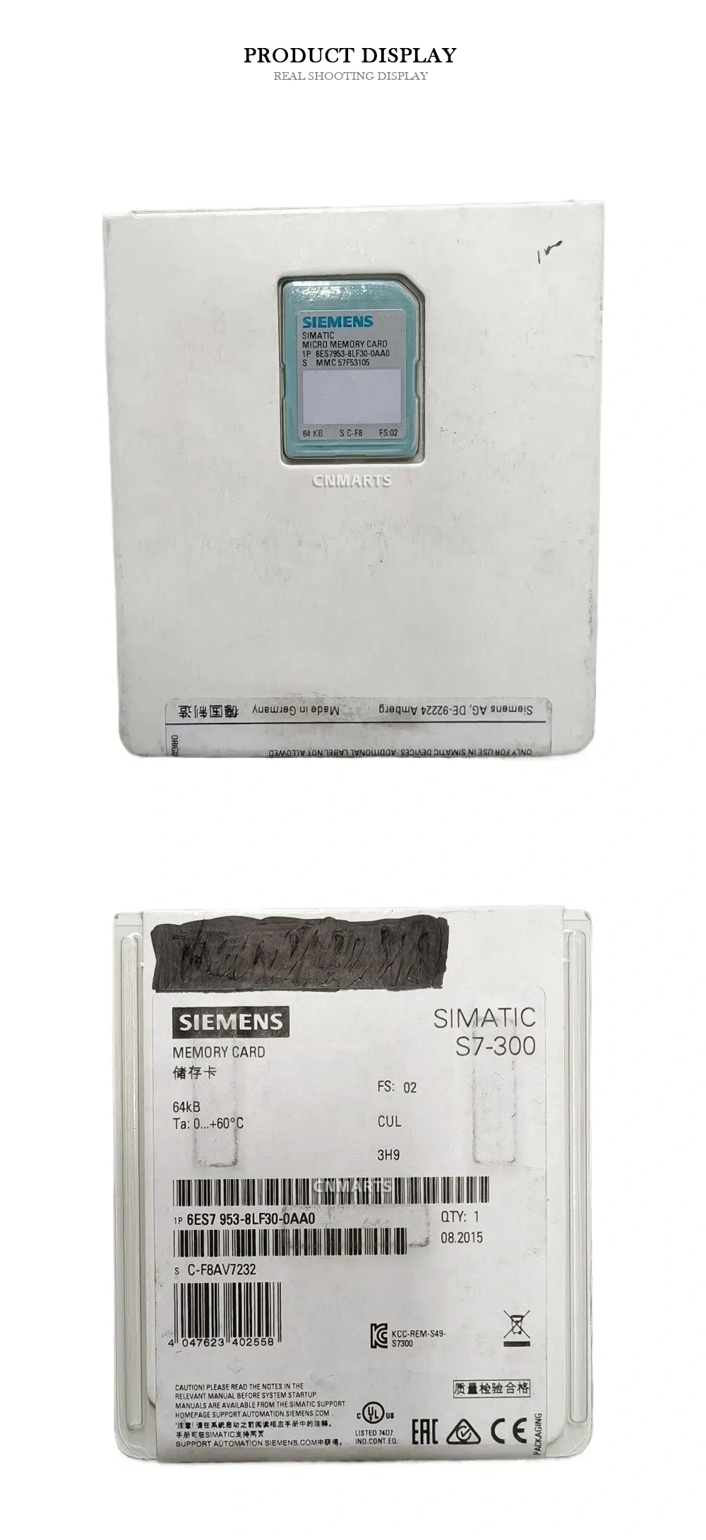 Siemens 6ES7953-8LF30-0AA0 SIMATIC Micro Memory Card Description