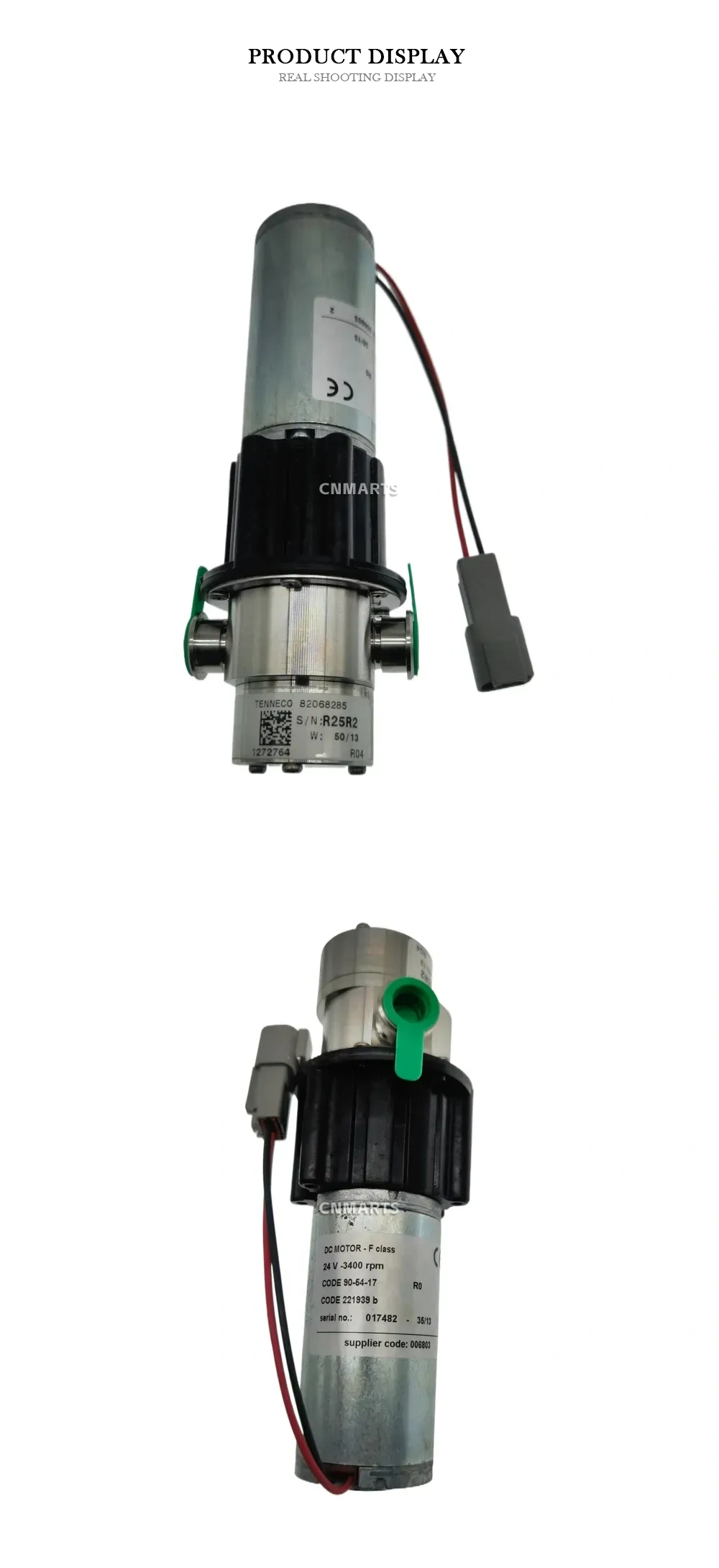 Tenneco 82068285 24V DC Air Suspension Compressor Pump Description