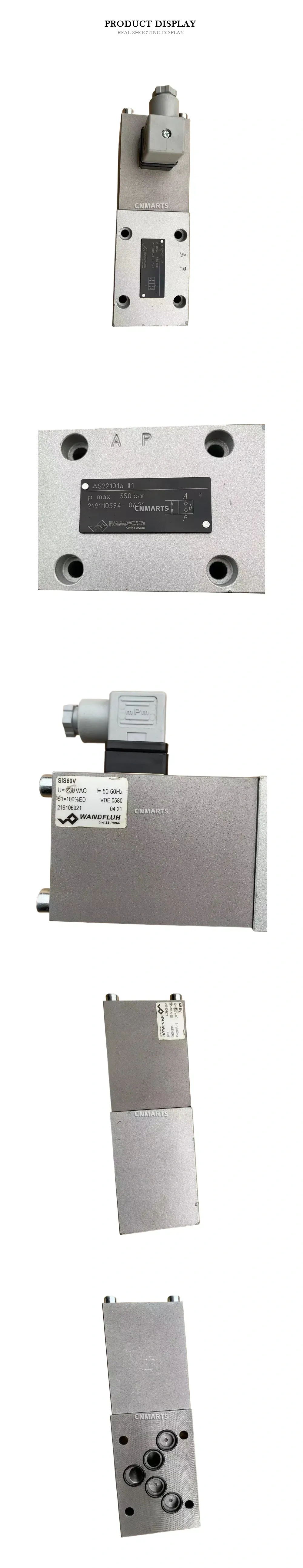 Wandfluh AS22101a Hydraulic Solenoid Valve Description