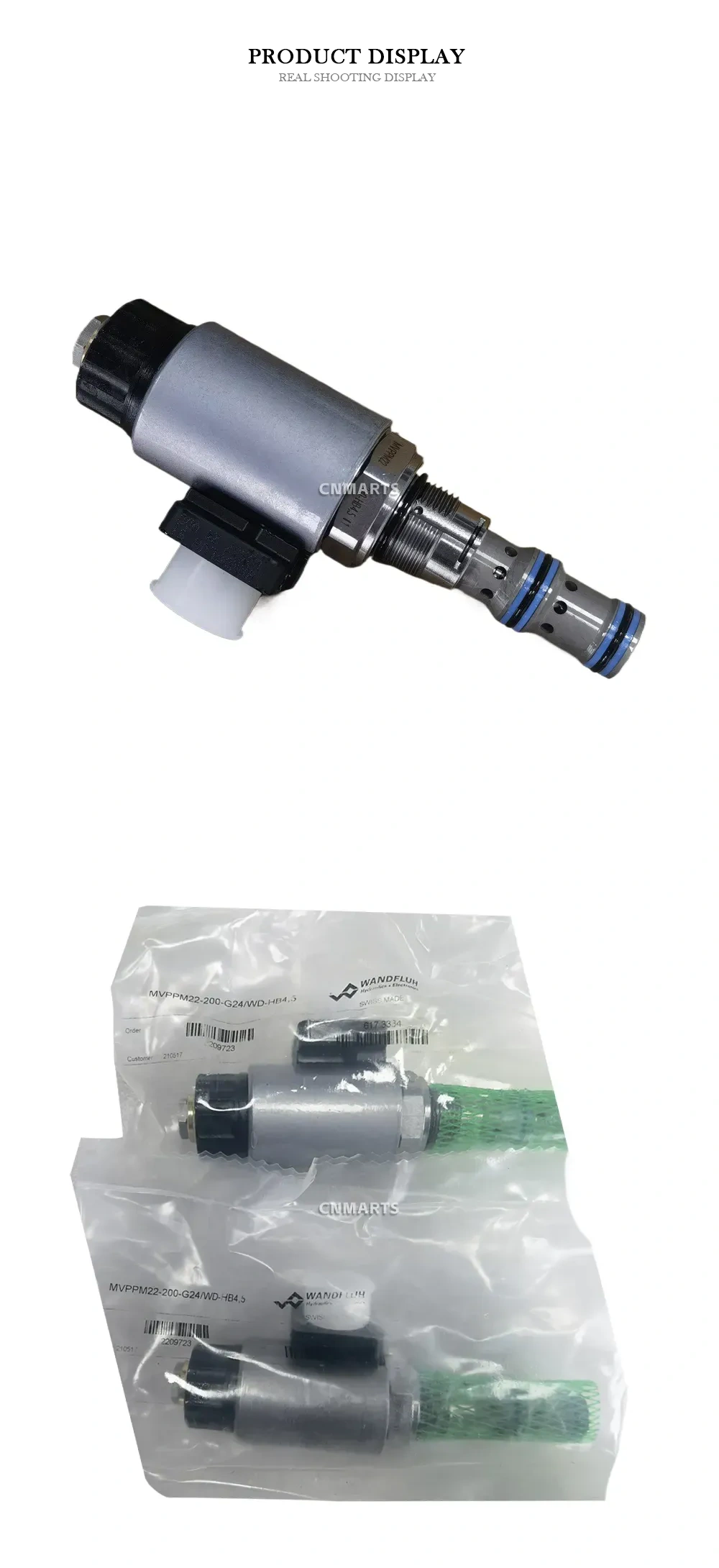 Wandfluh MVPPM22-200-G24/WD-HB4.5 Proportional Pressure Valve Description