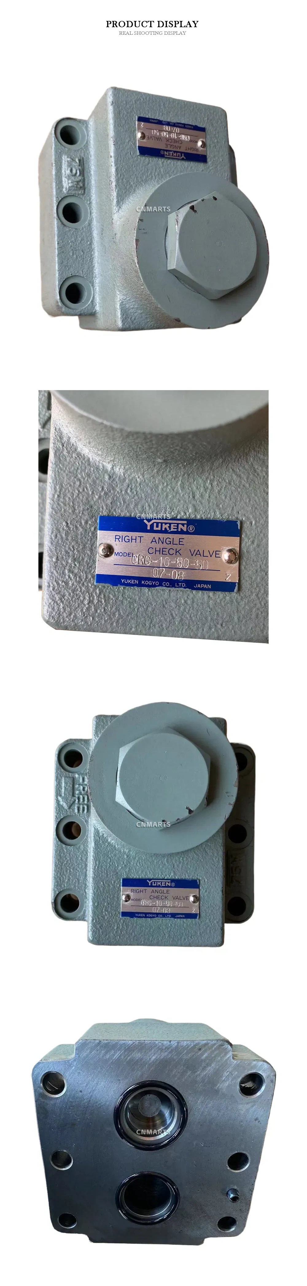 YUKEN CRG-10-50-50 Right Angle Check Valve Description