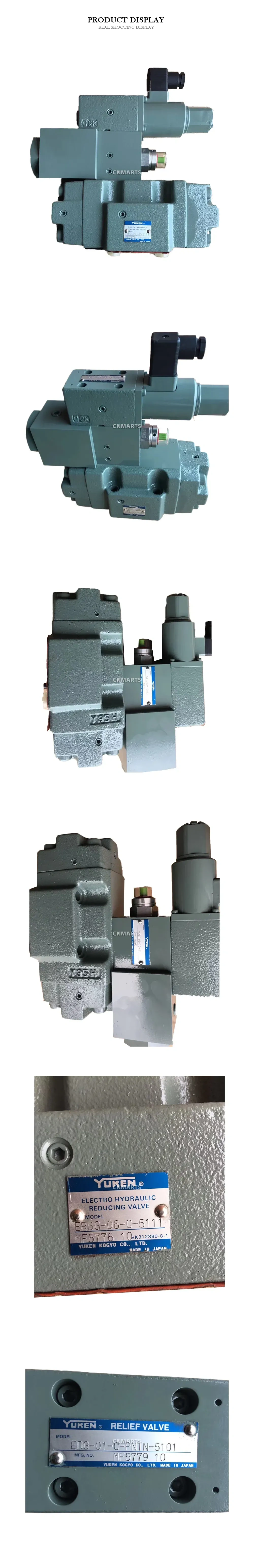 YUKEN ERBG-06-C-5111 Electro Hydraulic Reducing Valve Description