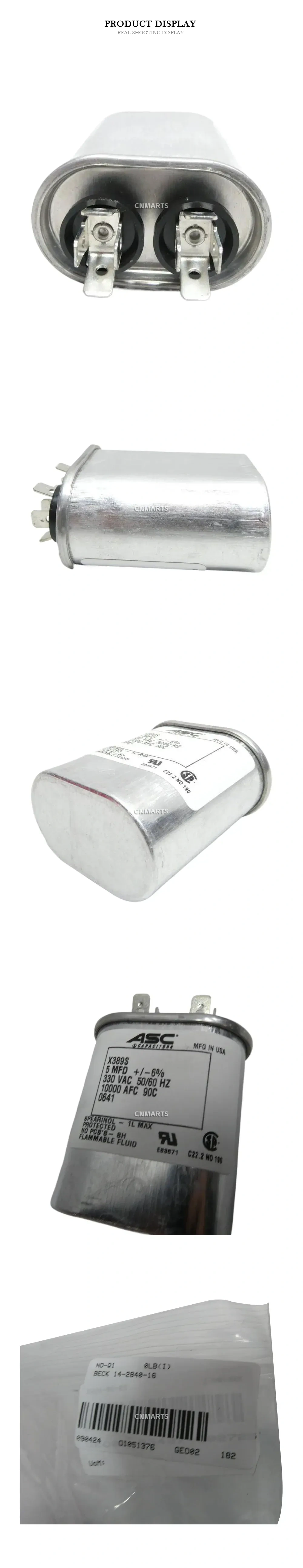 ASC X389S Motor Run Capacitor Description