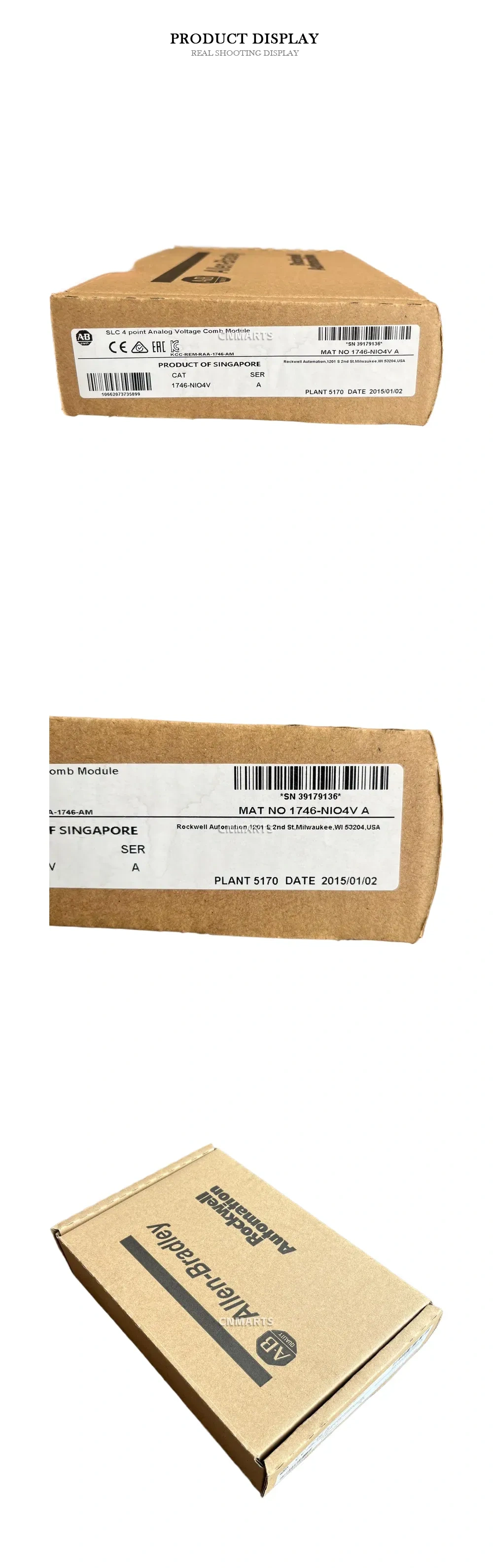 Allen-Bradley 1746-NIO4V SLC 4 point Analog Voltage Comb Module Description