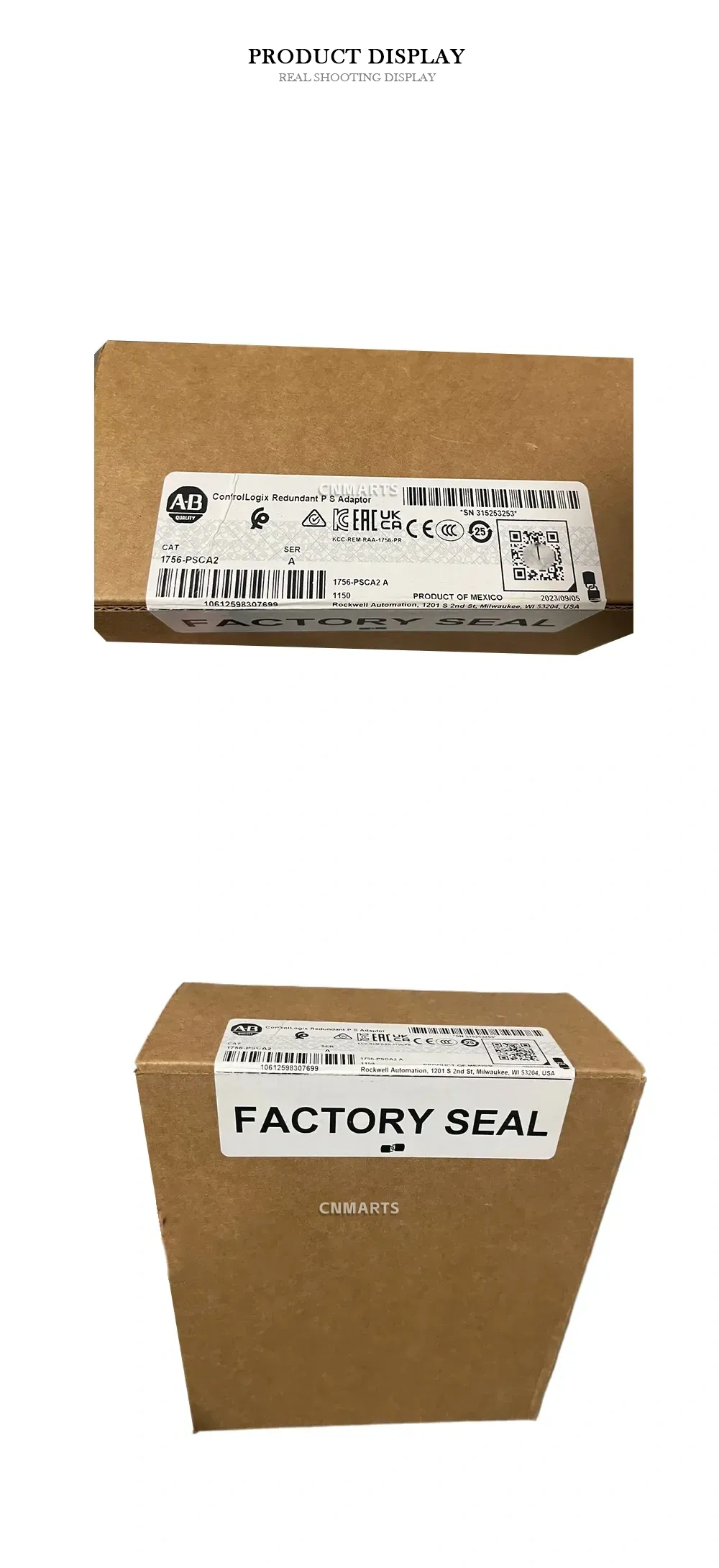 Allen-Bradley 1756-PSCA2 ControlLogix Redundant Power Supply Adapter Description