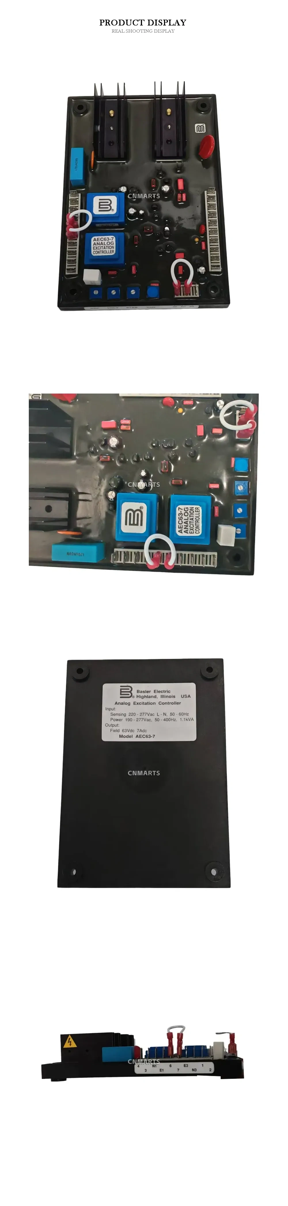 Basler Electric AEC63-7 Analog Excitation Controller Description