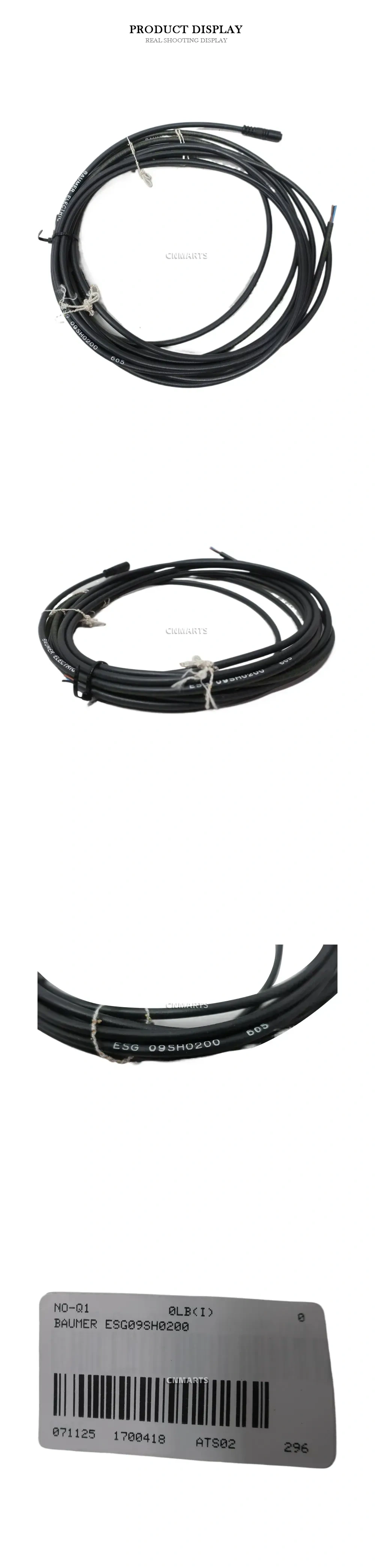 Baumer ESG09SH0200 Connection Cable Description