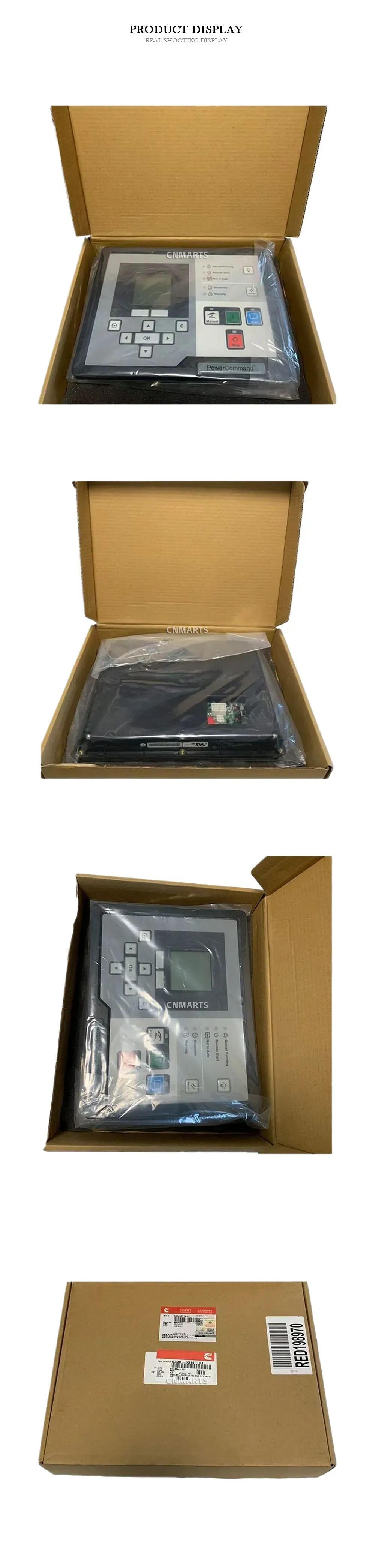 Cummins 0300-6314-01 PowerCommand Generator Control Panel Description