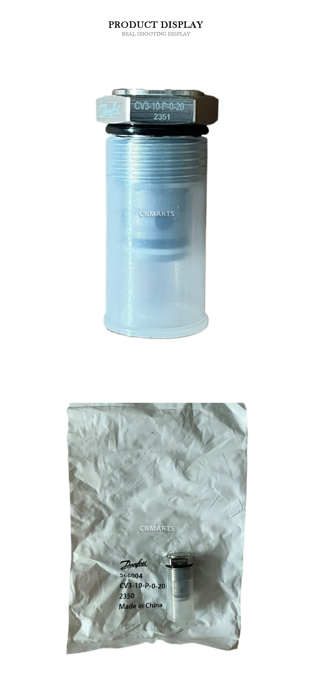 Danfoss CV3-10-P-0-20 Hydraulic Cartridge Valve Description