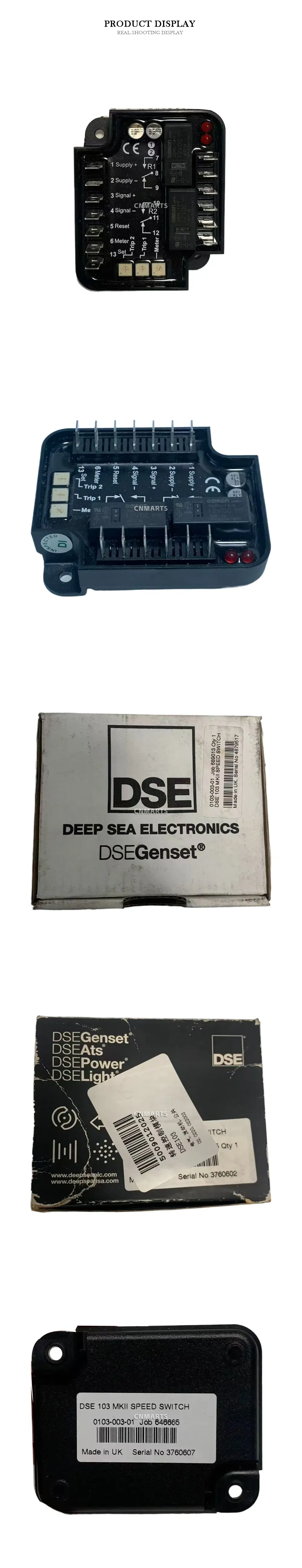 Deep Sea Electronics DSE103 MKII Speed Switch Description